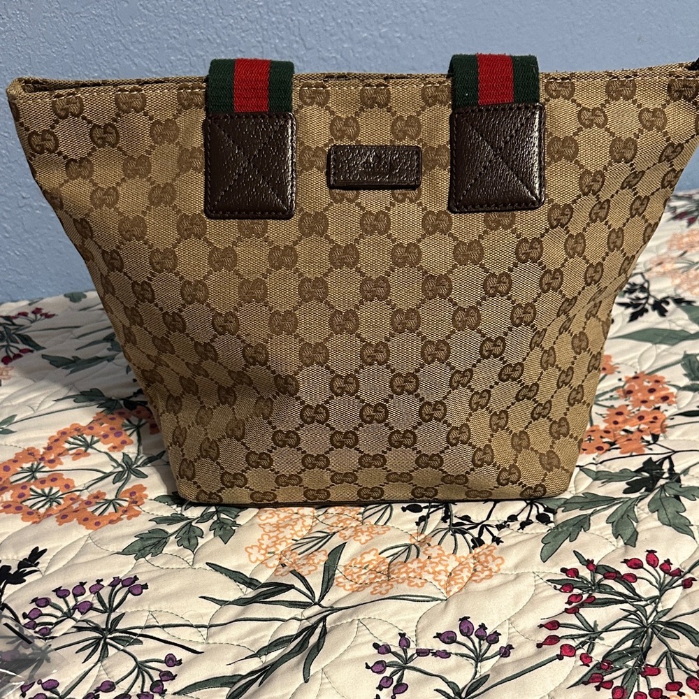 Vintage Gucci GG Sherry Tote